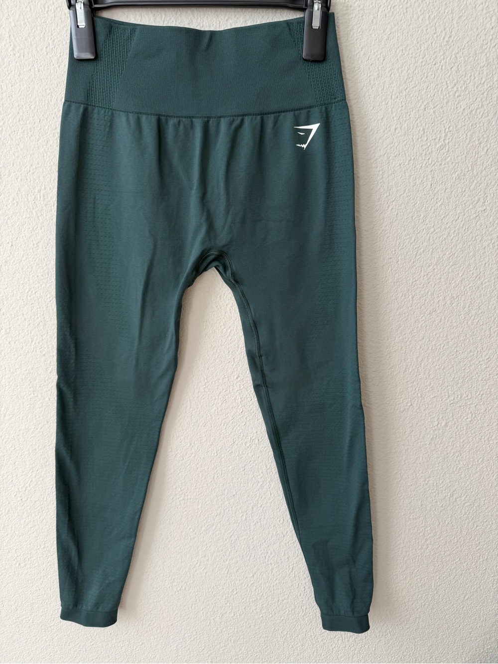 Gymshark Teal/Forest Green High-Waist Leggings